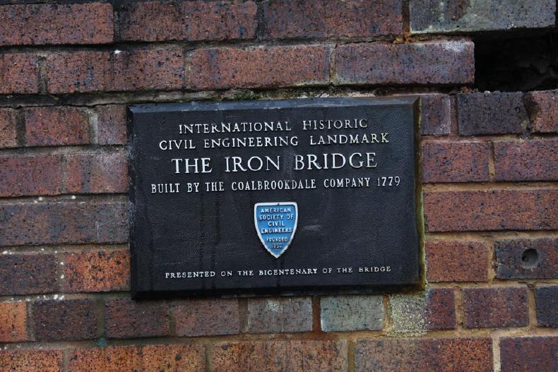 Ironbridge plaque
