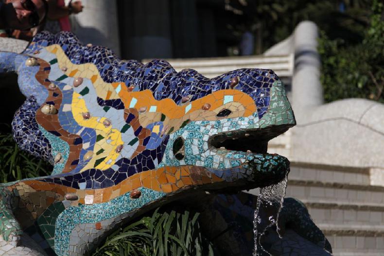 Mosaic dragon