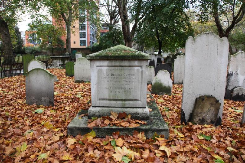 Thomas Bayes' grave